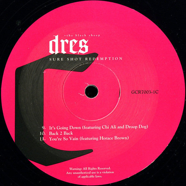 Dres : Sure Shot Redemption (2xLP, Album)