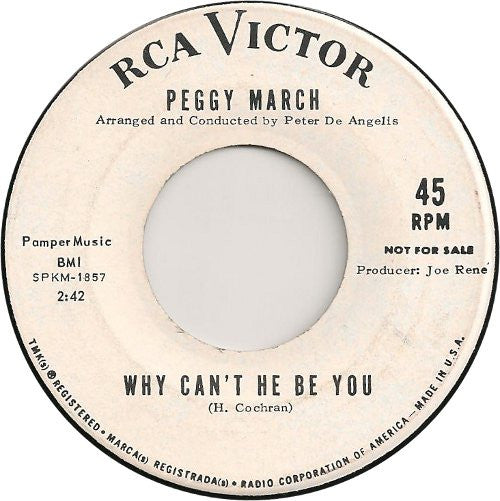 Peggy March : Losin' My Touch (7", Promo)