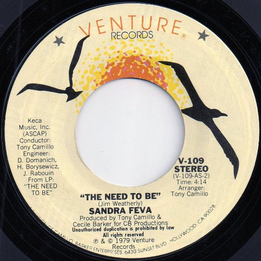 Sandra Feva : If You Want It, You Got It (7")