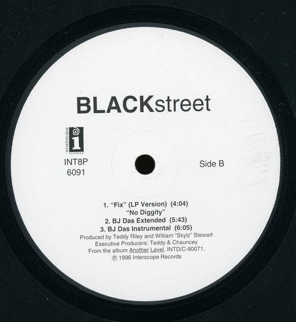 Blackstreet : No Diggity (12", Promo)