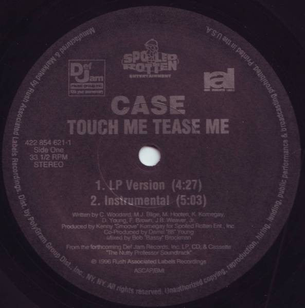 Case : Touch Me Tease Me (12", Single)