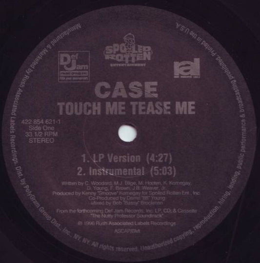 Case : Touch Me Tease Me (12", Single)