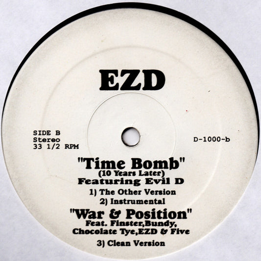 EZD : Gunzis4 / Time Bomb / War & Position (12")