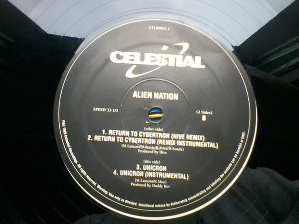 Alien Nation (2) : Return To Cybertron / Unicron (12")
