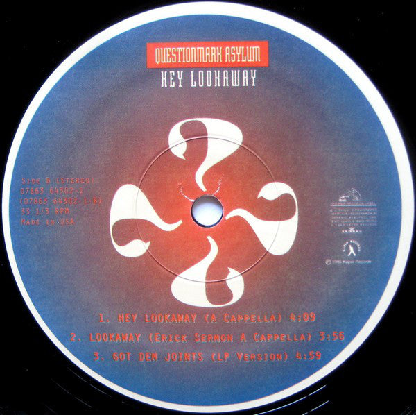 Questionmark Asylum : Hey Lookaway (12")