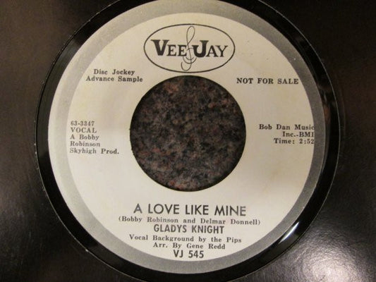 Gladys Knight : Queen Of Tears / A Love Like Mine (7", Single, Promo)