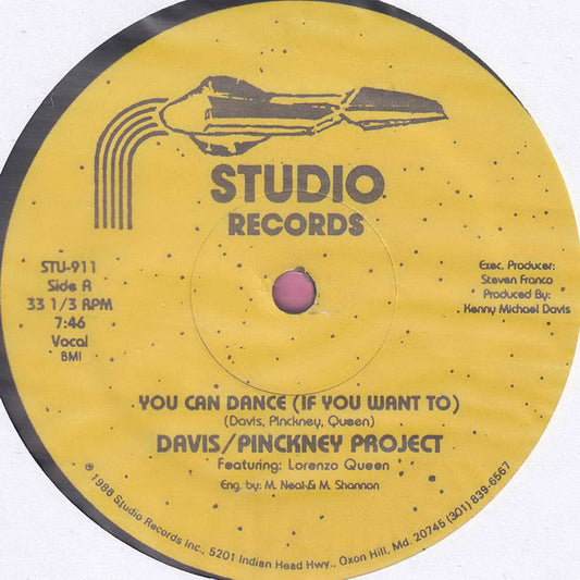 Davis / Pinckney Project Featuring Lorenzo Queen : You Can Dance (If You Want To) (12")