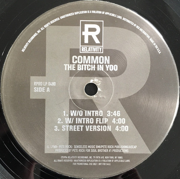 Common / No I.D. : The Bitch In Yoo / The Real Weight (12", Promo)