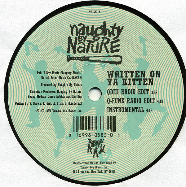 Naughty By Nature : Written On Ya Kitten / Klickow-Klickow (12")