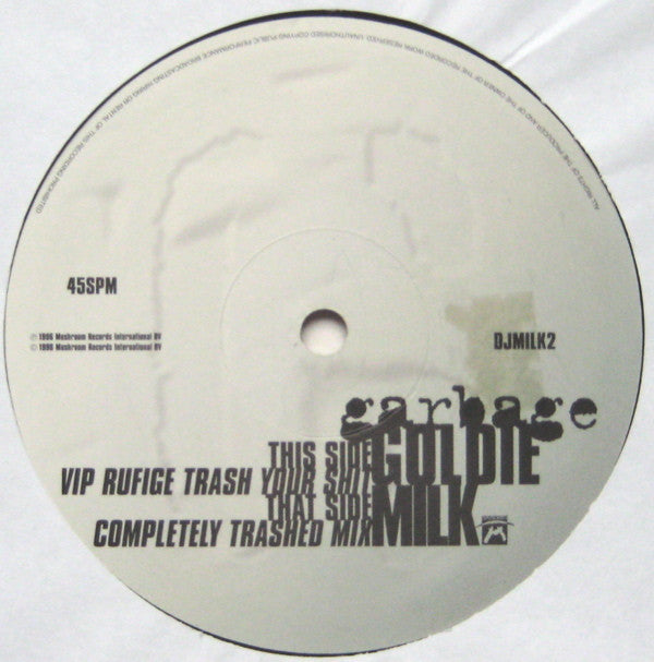 Garbage : Milk (Goldie Remixes) (12", Promo)