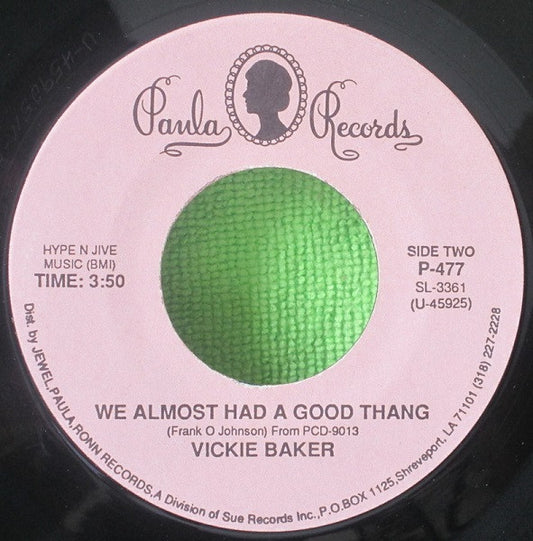 Vickie Baker : Don't Gimme No Lip (Don't Gimme No Mouth If You Ain't Going Down South) (7", Single)