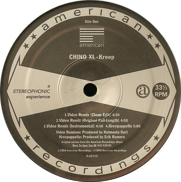Chino XL : Kreep (12")