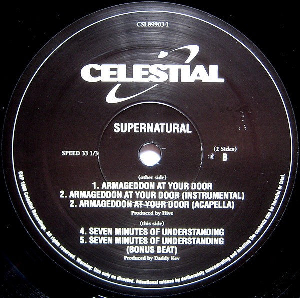 Supernatural (2) : Armageddon At Your Door (12")