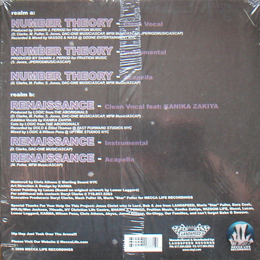 Aboriginals : Number Theory / Renaissance (12", Single)