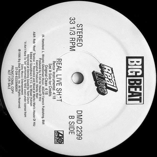 Real Live : Real Live Sh*t (Remix) (12", Promo)