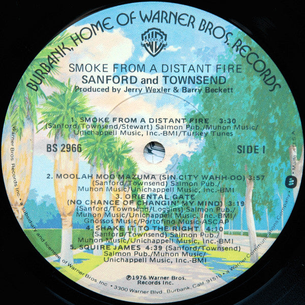 Sanford & Townsend : Smoke From A Distant Fire (LP, Album, RE, Los)