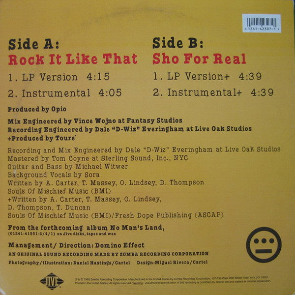 Souls Of Mischief : Rock It Like That (12")