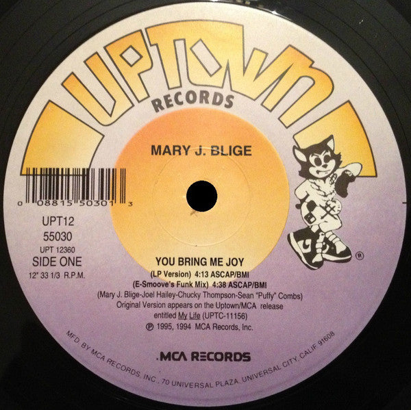 Mary J. Blige : You Bring Me Joy (12", Single)