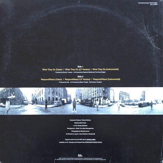 The Roots : What They Do (12", Promo)