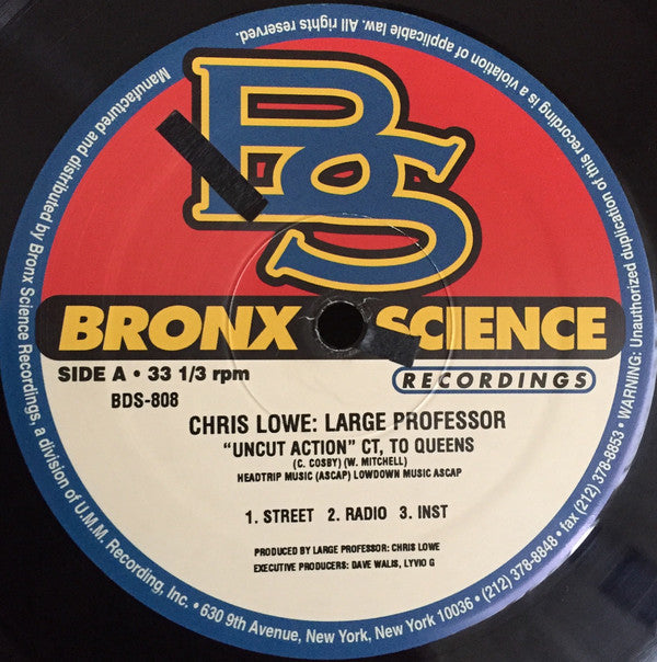 Chris Lowe (2) & Large Professor : CT To Queens (12")