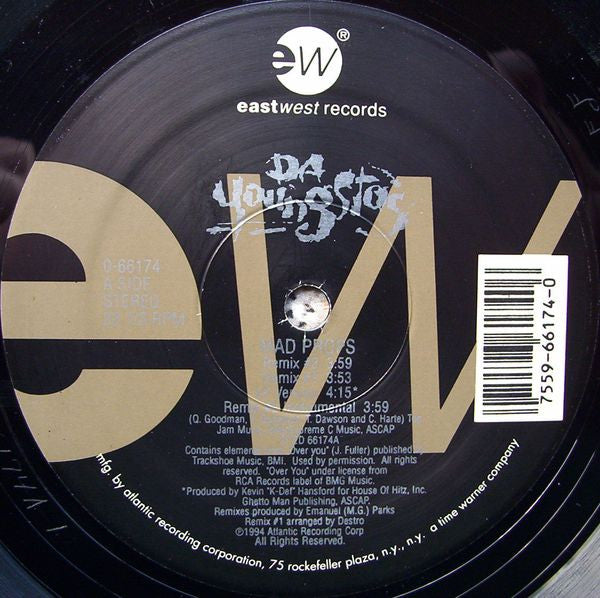 Da Youngsta's : Mad Props / No More Hard Times (12")
