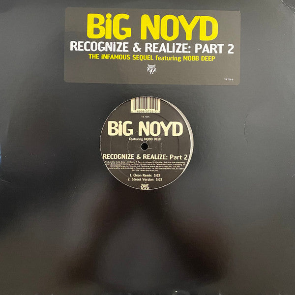Big Noyd Featuring Mobb Deep : Recognize & Realize: Part 2 (12")