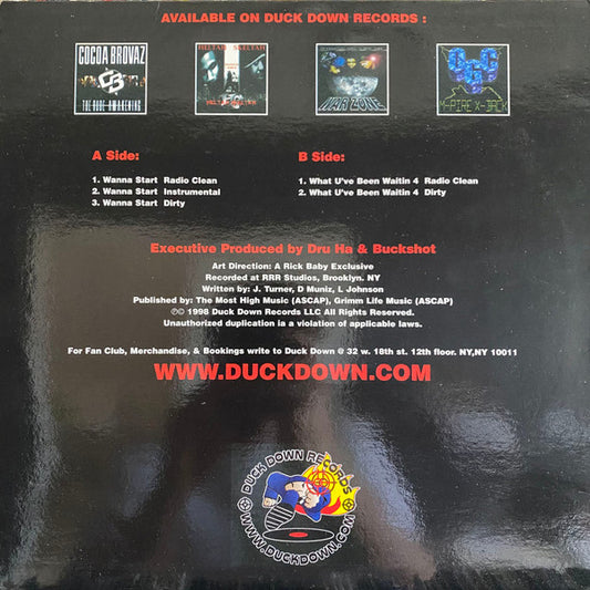 Representativz* : Wanna Start (12")