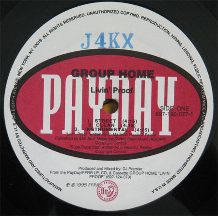 Group Home : Livin' Proof (12")