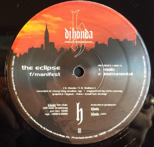 DJ Honda : The Eclipse / Old School, New School (12")