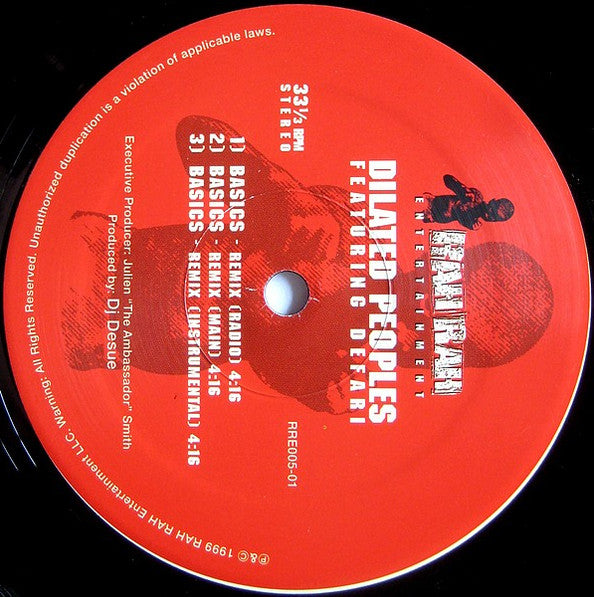Styles Of Beyond / Dilated Peoples : Word Perfect / Basics (Remix) (12")