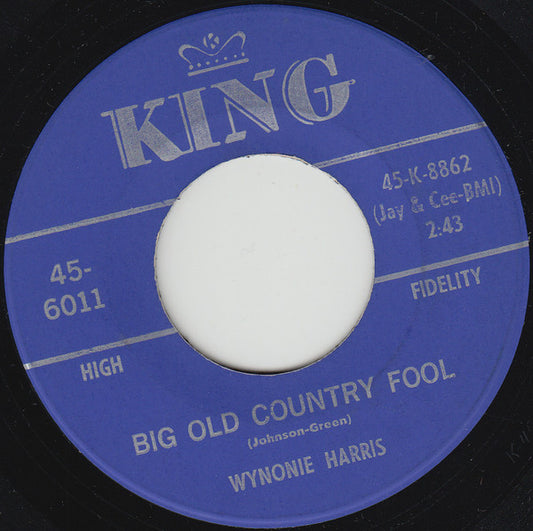 Wynonie Harris : Blood Shot Eyes/Big Old Country Fool (7", Single, RE)