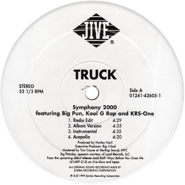 Truck Turner : Symphony 2000 (12")