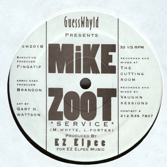 Mike Zoot : High Drama (Remix) (12")