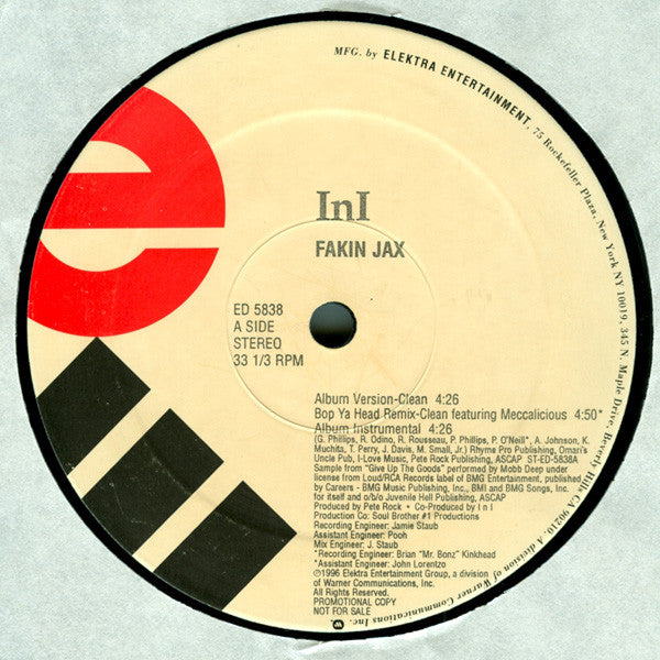 INI : Fakin Jax (12", Promo)