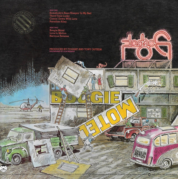 Foghat : Boogie Motel (LP, Album, Los)