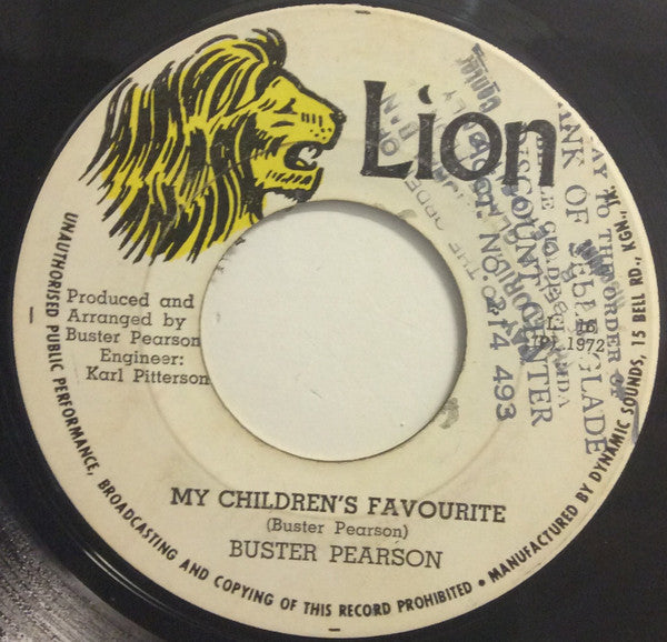 Buster Pearson : Ain't It Groovy (7",45 RPM,Single)