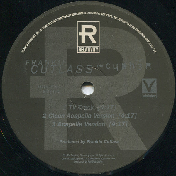 Frankie Cutlass : The Cypher: Part 3 (12", Single)