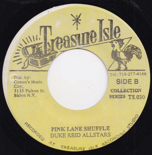 Laurel Aitken / Duke Reid Group : Low Down Dirty Girl / Pink Lane Shuffle (7", Single, RE)