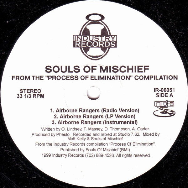 Souls Of Mischief / Swollen Members : Airborne Rangers / Groundbreaking (12")
