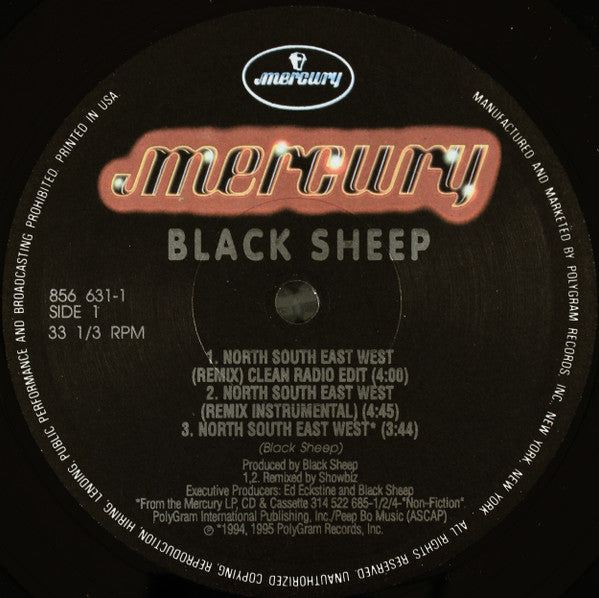 Black Sheep : North South East West (12", Single)