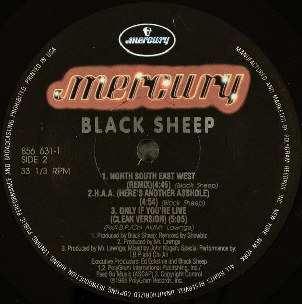 Black Sheep : North South East West (12", Single)