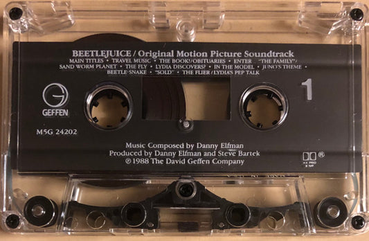 Danny Elfman : Beetlejuice (Original Motion Picture Soundtrack) (Cass, Album)