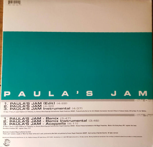Paula Perry : Paula's Jam (12")