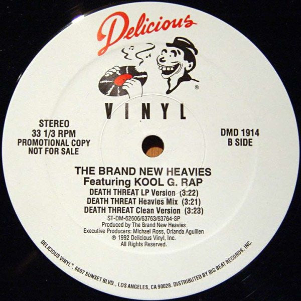 The Brand New Heavies : Bonafied Funk / Soul Flower / Death Threat (12", Promo)