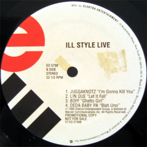 Various : IllStyle Live (2xLP, Comp, Promo)
