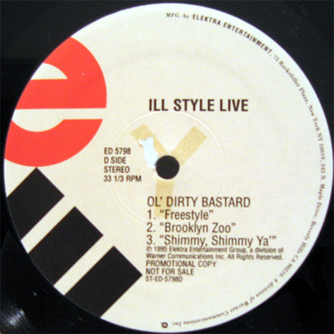 Various : IllStyle Live (2xLP, Comp, Promo)