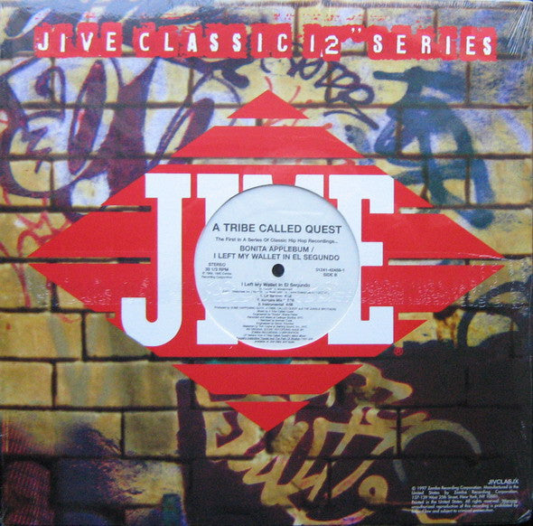 A Tribe Called Quest : Bonita Applebum / I Left My Wallet In El Segundo (12")