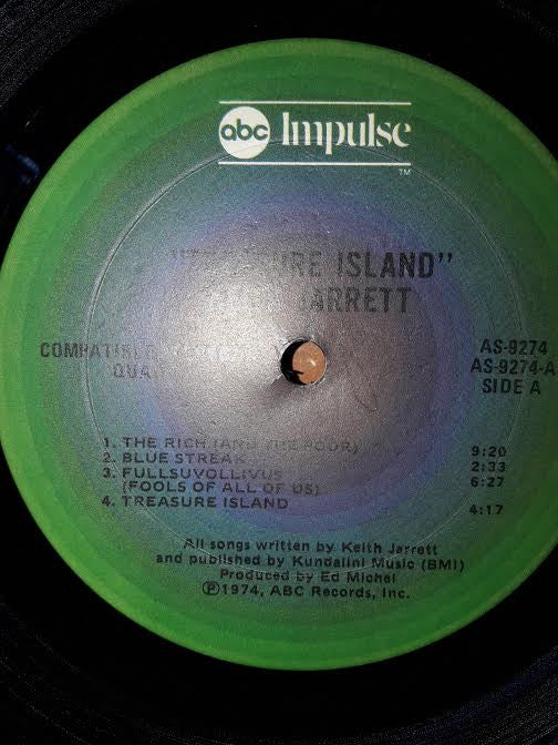 Keith Jarrett : Treasure Island (LP, Album, Quad, Gat)