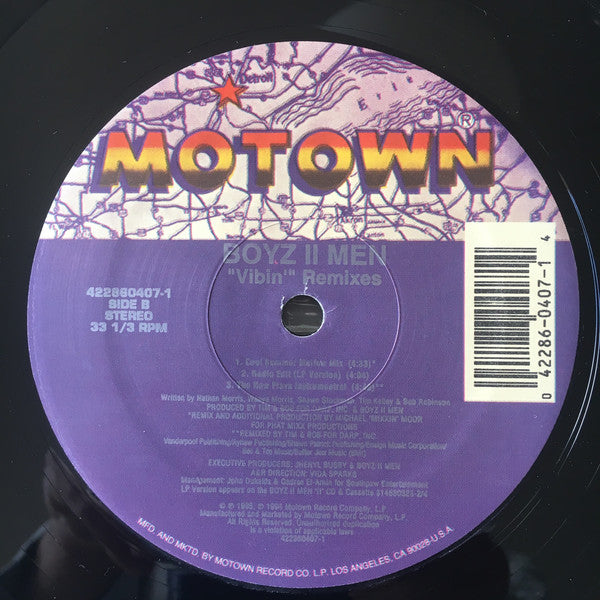 Boyz II Men : Vibin' (Remixes) (12")
