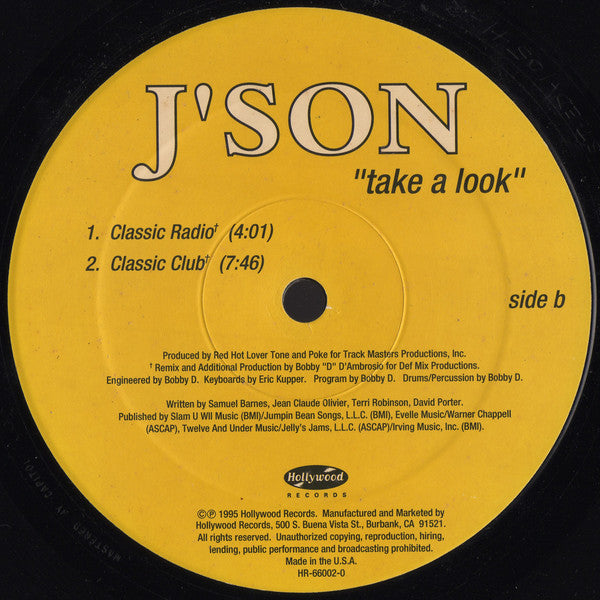 J'Son : Take A Look (12")